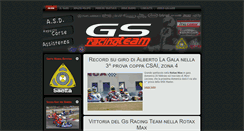 Desktop Screenshot of gsracingteam.it